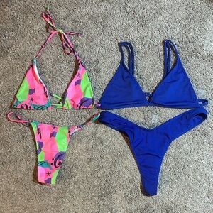 Colorful Cheeky Bikini Set